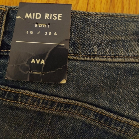 NEW Lucky Brand Jeans Size 10/30 Mid Rise Ava Bootcut Cowgirl Western Festival - Picture 11 of 14